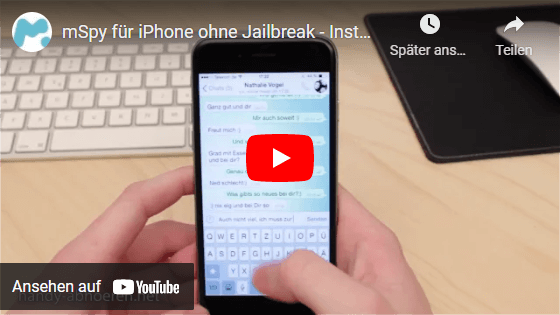iPhone Überwachung OHNE Jailbreak - Installation